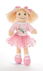 14" Apple Dumplin Pink Tutu Doll: She's all dressed up in her prettiest play dress of pastel pink Tutu skirt with matching sweater, and pink shoes.  A bit of sunshine sure to make any little girl happy, and best of all she's so ready to come to tea!    Includes:  1-14" Apple Dumplin Doll 14" Apple Dumplin Pink Tutu Doll: She's all dressed up in her prettiest play dress of pastel pink Tutu skirt with matching sweater, and pink shoes.  A bit of sunshine sure to make any little girl happy, and best of all she's so ready to come to tea!    Includes:  1-14" Apple Dumplin Doll