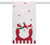Tea Towel - Santa Claus: White tea towel with red polka dots and Santa with his hands up. His beard and cuffs are made of chenille yarn and body and holy trim is felt with a green pompom, a red and white stripe cloth band on the bottom edge. Body 100% cotton Applique 100% Polyester. by Burton and Burton Tea Towel - Santa Claus: White tea towel with red polka dots and Santa with his hands up. His beard and cuffs are made of chenille yarn and body and holy trim is felt with a green pompom, a red and white stripe cloth band on the bottom edge. Body 100% cotton Applique 100% Polyester. by Burton and Burton