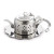 Kitchen's Teapot-Shaped Tea Infuser with drip tray makes it quick and easy to steep a fresh, more distinct and flavorful cup of loose leaf tea with the same ease and convenience as using store-bought tea bags.
• Simply open the mesh infuser.
• Fill it halfway (about 2-teaspoons) with loose tea to allow the tea leaves room to fully expand.
• Hook onto the cup with Infuser inside and pour in hot water.
• Steep no less than 3 minutes to release the naturally occurring essential oils in tea and maximize the infusion with aroma and flavor.
• Once desired brew strength is achieved, lift out the Infuser from the cup and rest it on the drip tray.
• Once cooled, open and discard the used tea leaves.

Weight: 0.8 oz (22.68 g)

Dimensions: 2.3 x 2.3 in (5.7 x 5.7 cm)
