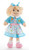 14" Apple Dumpling Doll-Blue Floral