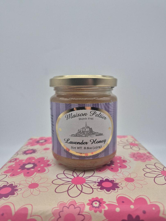 French Lavender Honey is a raw, unpasteurized honey from Maison Peltier. This flavorful, light-colored  honey sweetness has a distinctive, delicate, and unique floral taste. This traditional home-style raw honey has a soft and creamy texture full of irresistible aroma and a natural flavor, reflecting a bucket of Lavender flowers.

Maison Peltier’s  French Lavender Honey has a beautifully complex taste that perfectly fits your favorite pastry. Enjoy atop toast, mixed in with various kinds of cheese, atop ice cream, tarts, or drizzled over a butter board with dried flowers. Add to a fruit mix for a light, delicious snack. 

Maison Peltier is a french company offering its organic, delicious products since 1946. It started as a family business creating honey through traditional beekeeping. Because of the high-quality production process and perfect texture, and rich and fresh flavors of their honey, the company