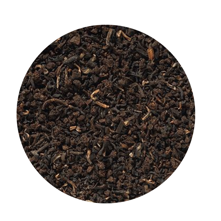 Ingredients: Black tea, from organic cultivation. Taste: A very high yielding tea blend which can surely compete with some of the East Frisian Blends. Milk or cream, as well as a couple of pieces of rock sugar are the perfect supplement for this blend.
