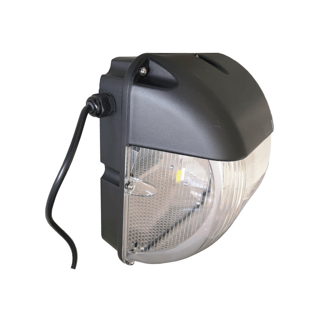 Black Wall Light Vandal Resistant 20W 1900lm IP65 IK10 5000K 310mm Lighting Style