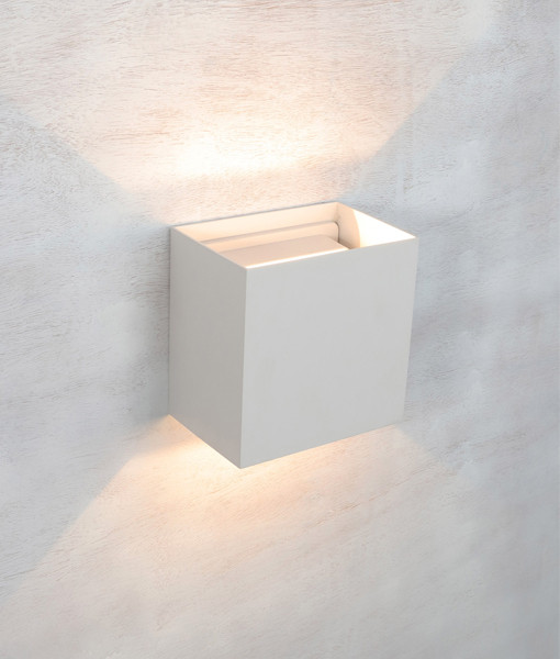 Up Down Light 20W 940lm IP65 3000K 150mm Matte White | Lighting Style