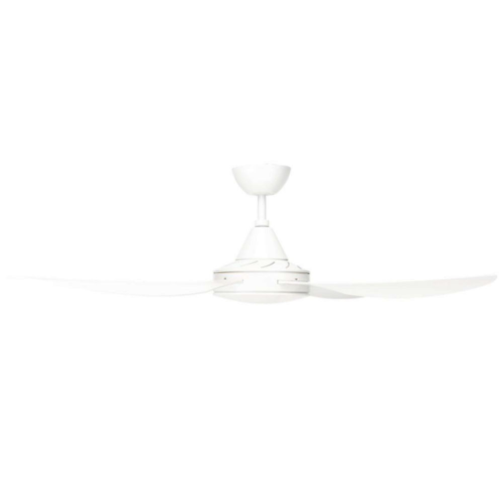 122cm 48-inch White AC Ceiling Fan 50W 3 Speed | Lighting Style