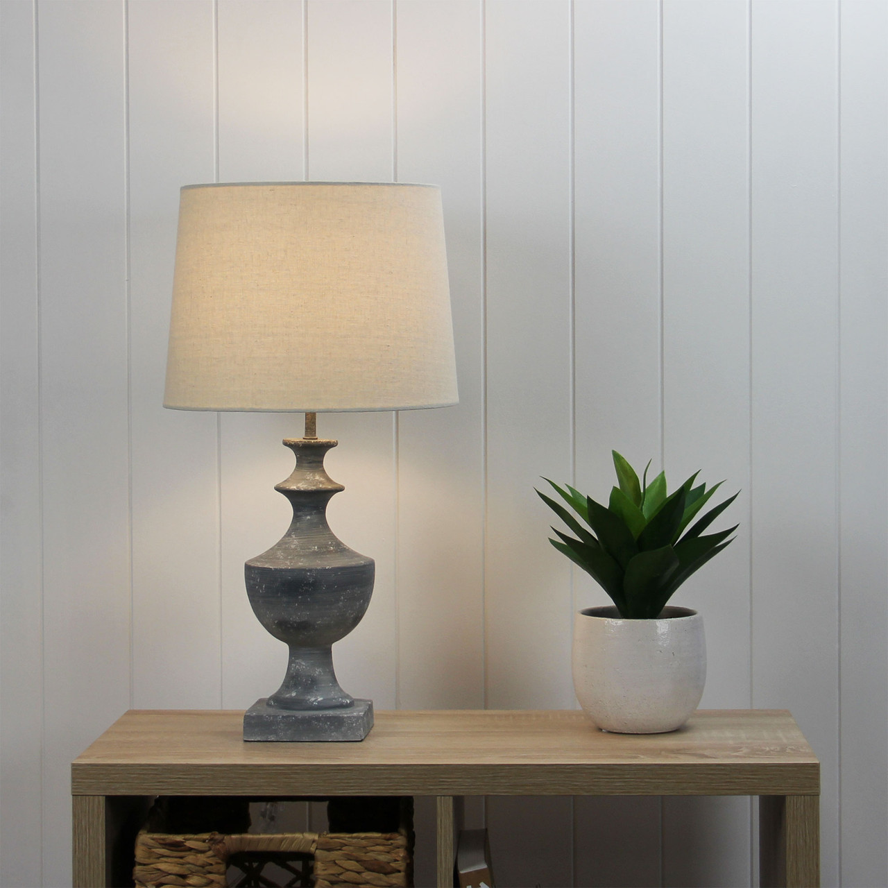 Table Lamp E27 42W 570mm Grey Lighting Style