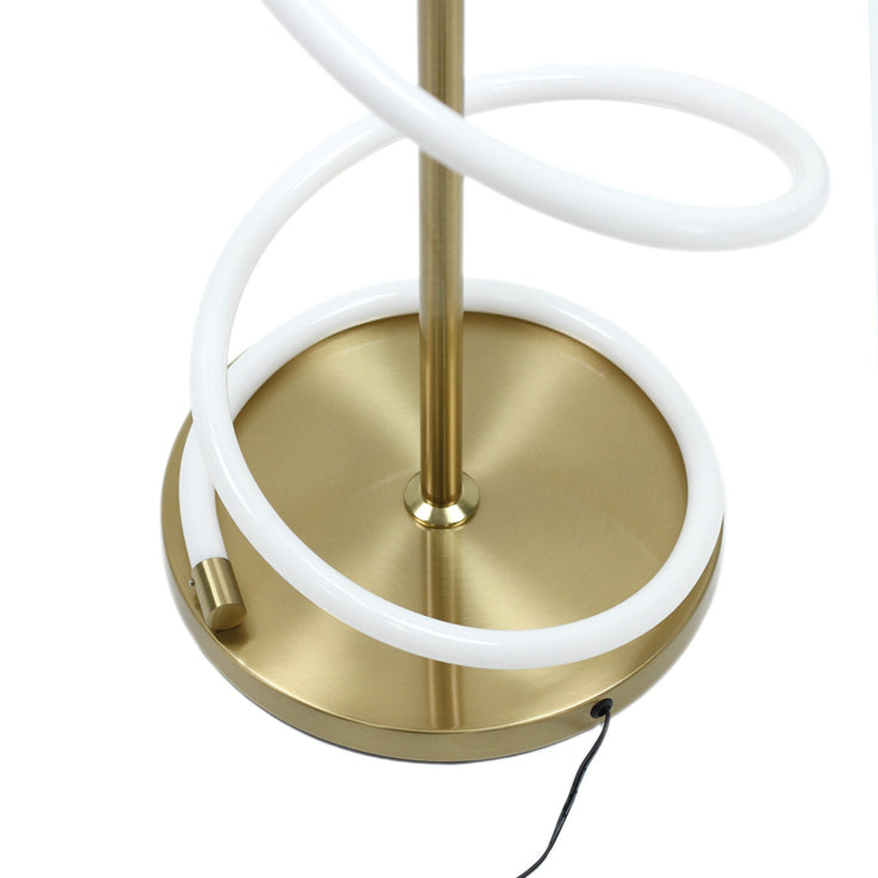 Spiral warm white floor light deals
