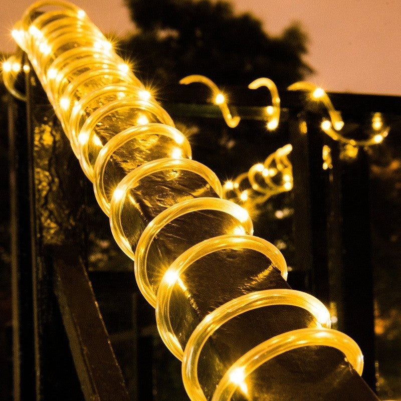 Solar LED Rope Strip Light Warm White 5m IP65 | Lighting Style