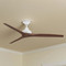152cm 60-inch White-Walnut AC Ceiling Fan 3 Speed 80W