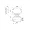 Silver Caged Bulkhead Light IK10 E27