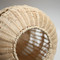 Egg-shape Rattan Shade Pendant Light E27 60W
