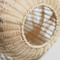 Egg-shape Rattan Shade Pendant Light E27 60W