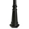 Solar Post Light Two Inverted Curved Heads 700lm IP44 2350mm