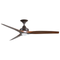 152cm 60-inch Bronze-Koa AC Ceiling Fan Light 3 Blade 80W