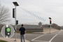 Solar Traffic Lights Pair Pedestrian Push Buttons Wireless Sync 5 Nights Autonomy