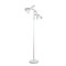 Modern Twin Tall Lamp In White
