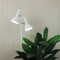 Modern Twin Tall Lamp In White