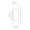 Up Down Wall Pillar Lights GU10 Titanium
