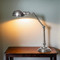 Antique Silver Rounded Shape Adjustable Desk Lamp STM Antique Silver Rounded Shape Adjustable Desk Lamp STM
