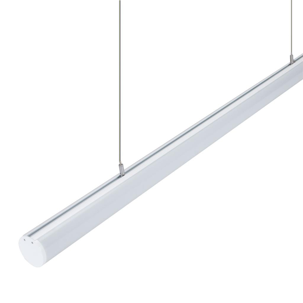 31W Suspended LED Batten 240V 2546lm IP20 4000K 1.7m White | Lighting Style
