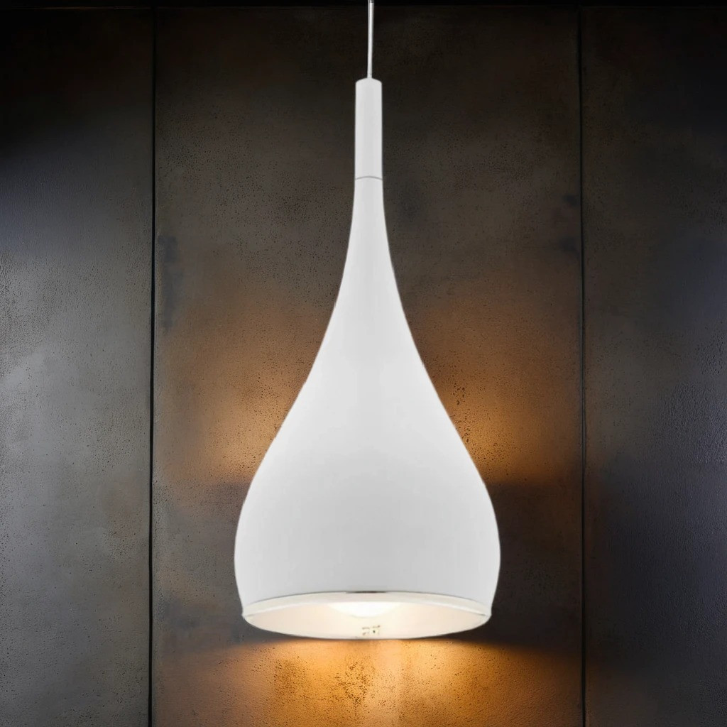 Contemporary White Pendant Light Modern | Lighting Style