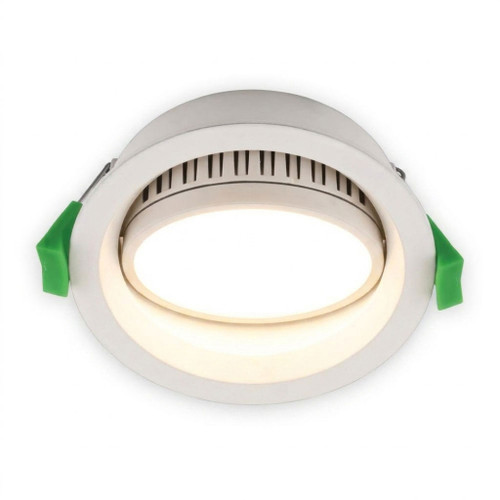 13W Gimble Downlight Dimmable 850lm IP44 Tri Colour 110mm White