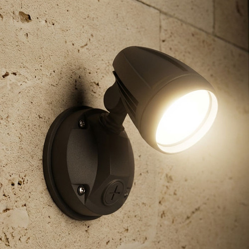 15W Robust-15 Single Head LED Spotlight Tri Colour Dark Grey