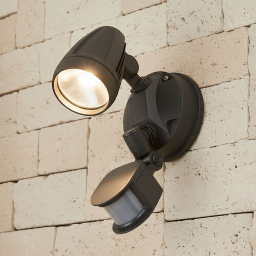 Robust-15S Single Head 15W LED Security Spotlight Tri Colour, Grey