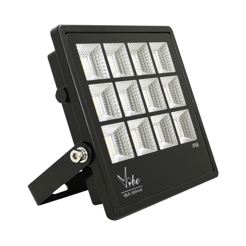 100W Flood Light Vandal Resistant 9500lm IP66 IK08 4000K 254mm Commercial Grade