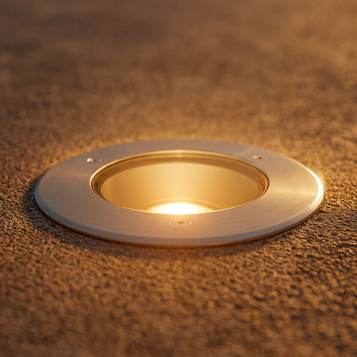 6W Ground Light 24V Marine Grade 316 Stainless Steel 3000K 735lm IP67 IK10 12cm