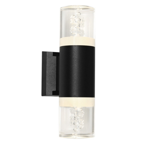 Up Down Light Marine Grade Cylindrical 3000K 435lm Black