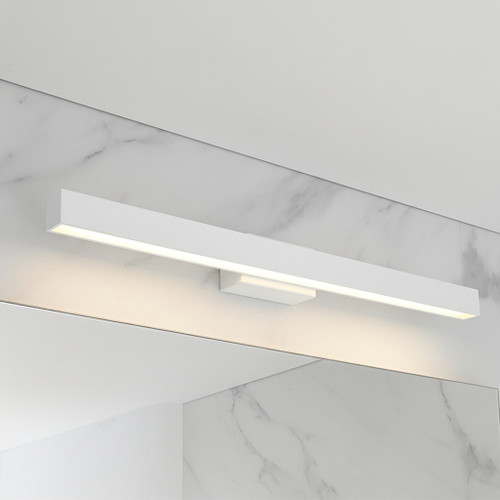 White 24W Vanity Light Modern Linear 3000K 1800lm