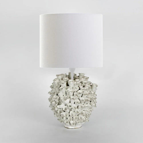 Cream Table Lamp Modern Unique 380mm 40W (base)