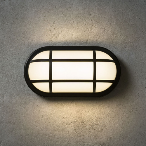 Bunker Light Modern Cage Oval 5000K 1700lm 271mm 20W Black