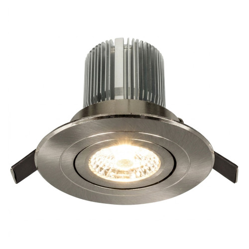 10W Gimble Downlight Dimmable 900lm IP20 Tri Colour 100mm Brushed Nickel