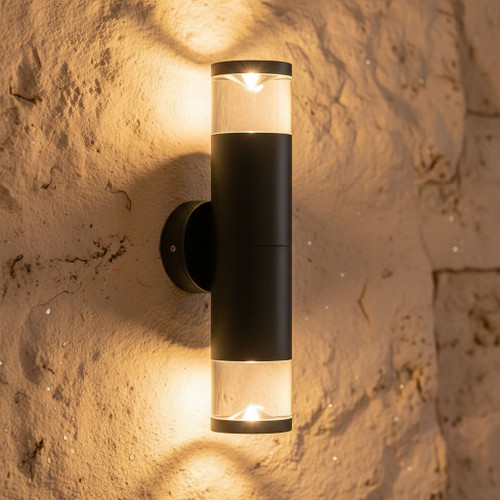 Up Down Light Chic Cylindrical 12V 263mm 40W Black