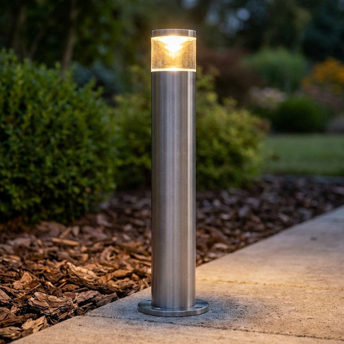 Bollard Light Marine Grade 316 Stainless Steel 44cm 240V GU10 35W IP54