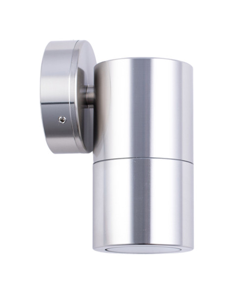 Chrome Outdoor Wall Light Chic Cylindrical 110mm 35W