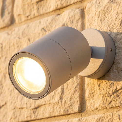 Spotlight 12V 20W Cylindrical 110mm Matte Grey IP65
