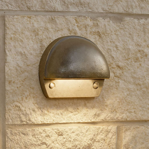 Step Light Semi-Circle 12V 3000K 107lm 47mm 1W Nickel Plated