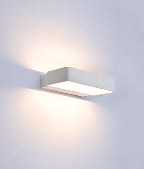 Indoor Wall Light Modern Refined 3000K 615lm 115mm 6W Matte White