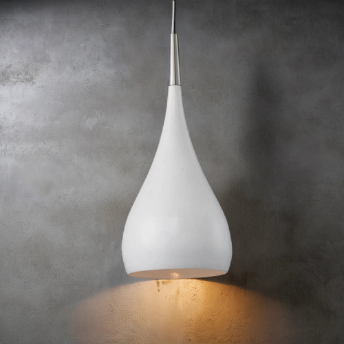 Matte White Pendant Smooth Chic 345mm 60W