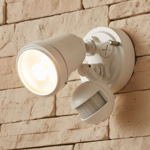 Motion Sensor Spotlight 11W 750lm IP44 4200K 95mm White
