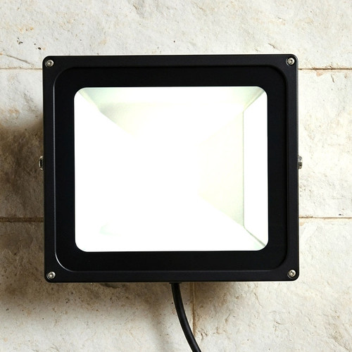 30W Flood Light 3000lm IP65 4200K 185mm Black