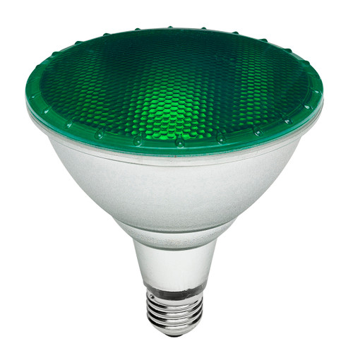 E27 PAR 38 Reflector Globe 15W 250lm IP65 134mm Green