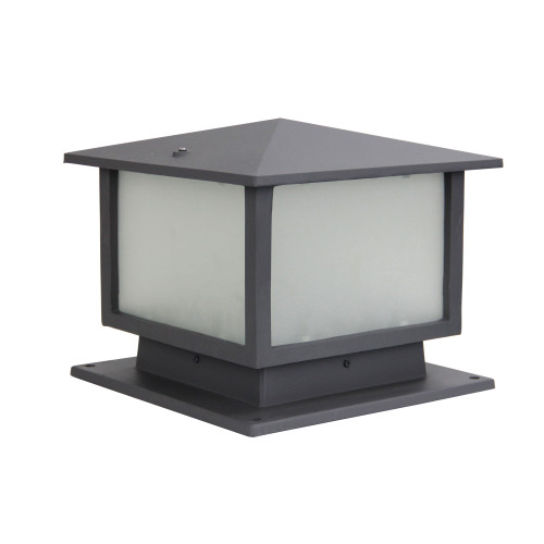 Pillar Light 60W IP44 E27 275mm Graphite