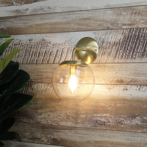 Indoor Wall Light 40W IP20 E14 210mm Brushed Brass