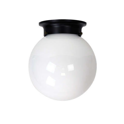 Black Ceiling Light 60W IP20 B22 200mm