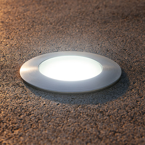 3W Ground Light 24V Marine Grade 316 Stainless Steel Vandal Proof 4000K 180lm IP67 IK10 4cm