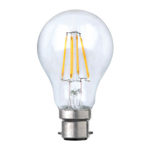 2700K B22 LED Filament Globe 8W 800lm IP20 105mm Clear Dimmable